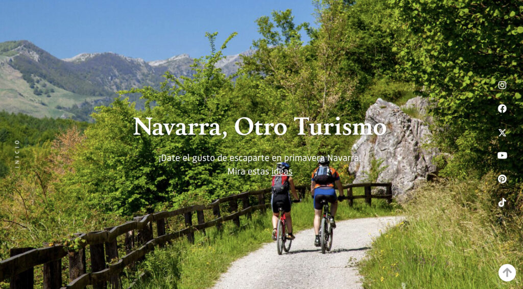 web oficial turismo Navarra
